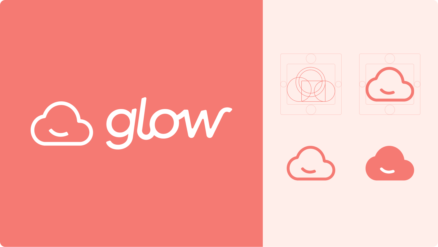 photo collage of glow brand logos