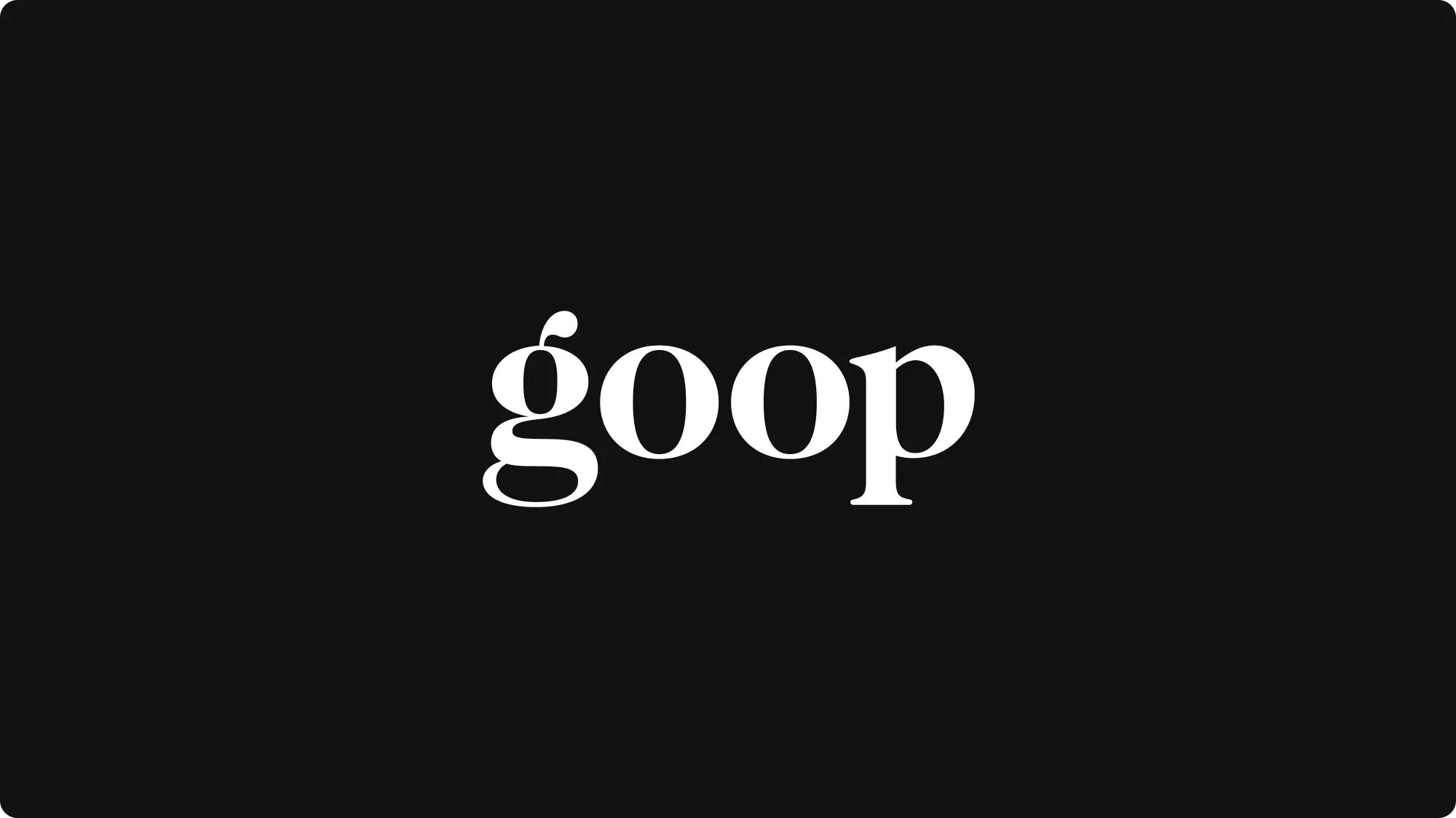 goop brand logo