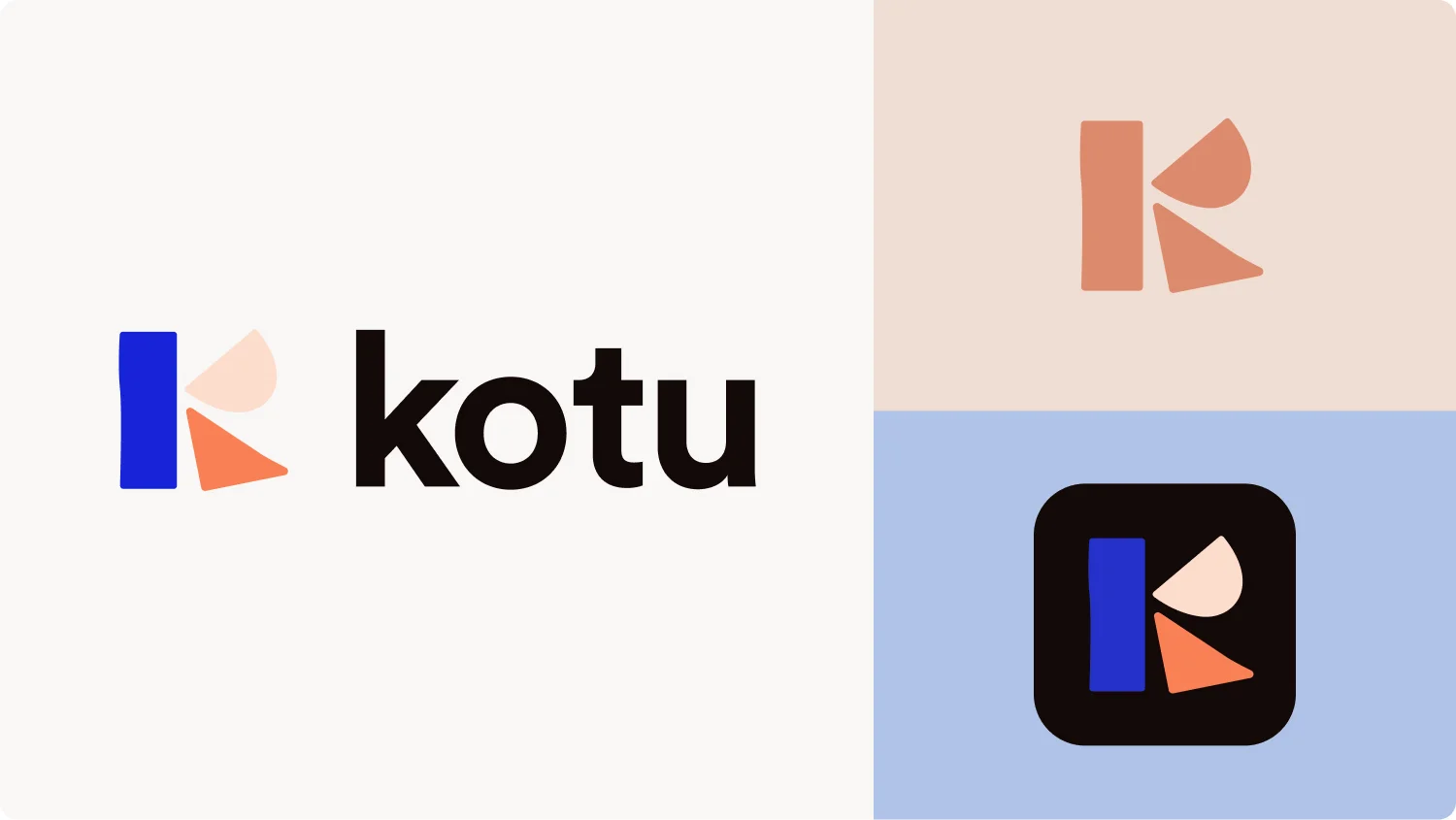 image collage of different versions of the kotu logo